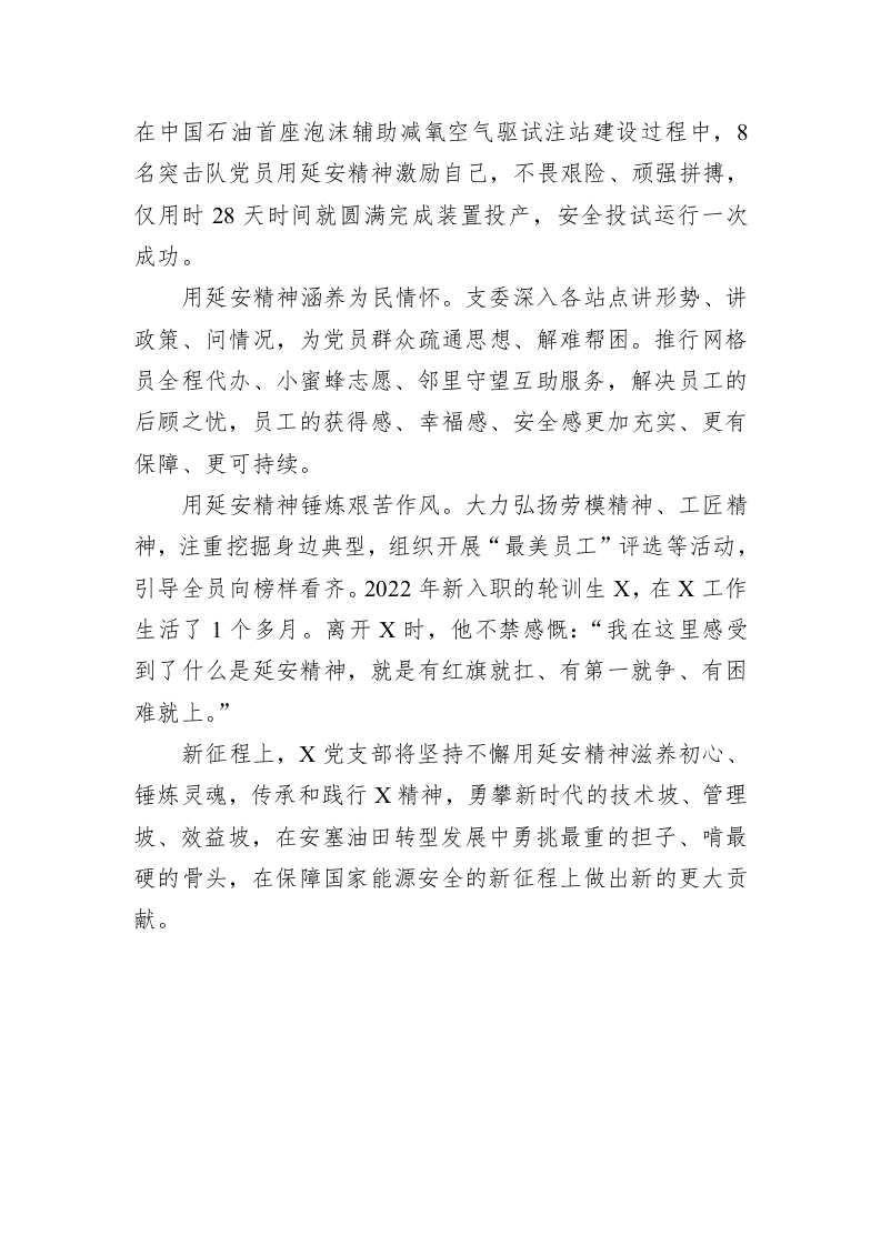 某国企党支部经验交流材料 第5页