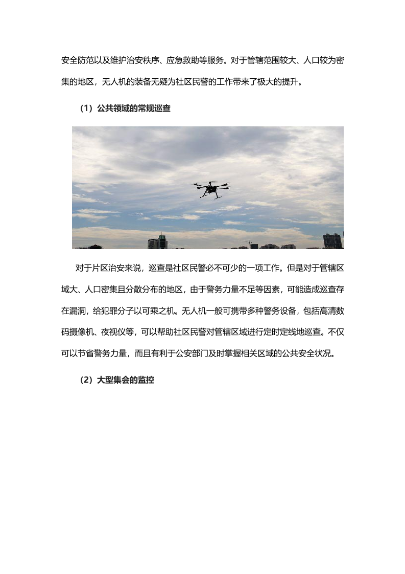 无人机警用解决方案Word(29页) 第2页