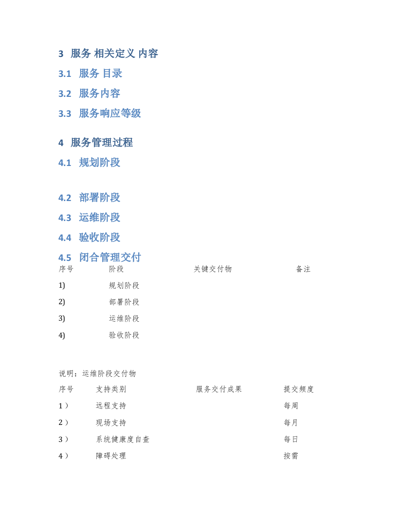 系统运维方案 Word(6页) 第2页