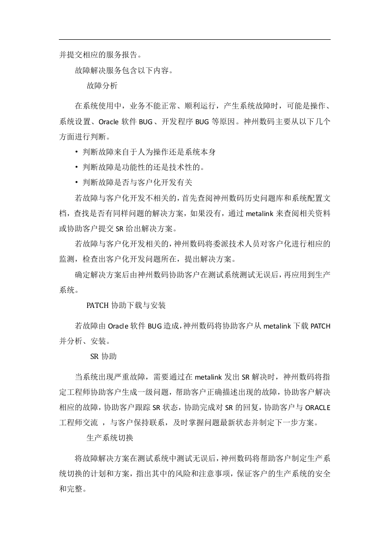 神州数码ERP运维解决方案 Word(31页) 第8页