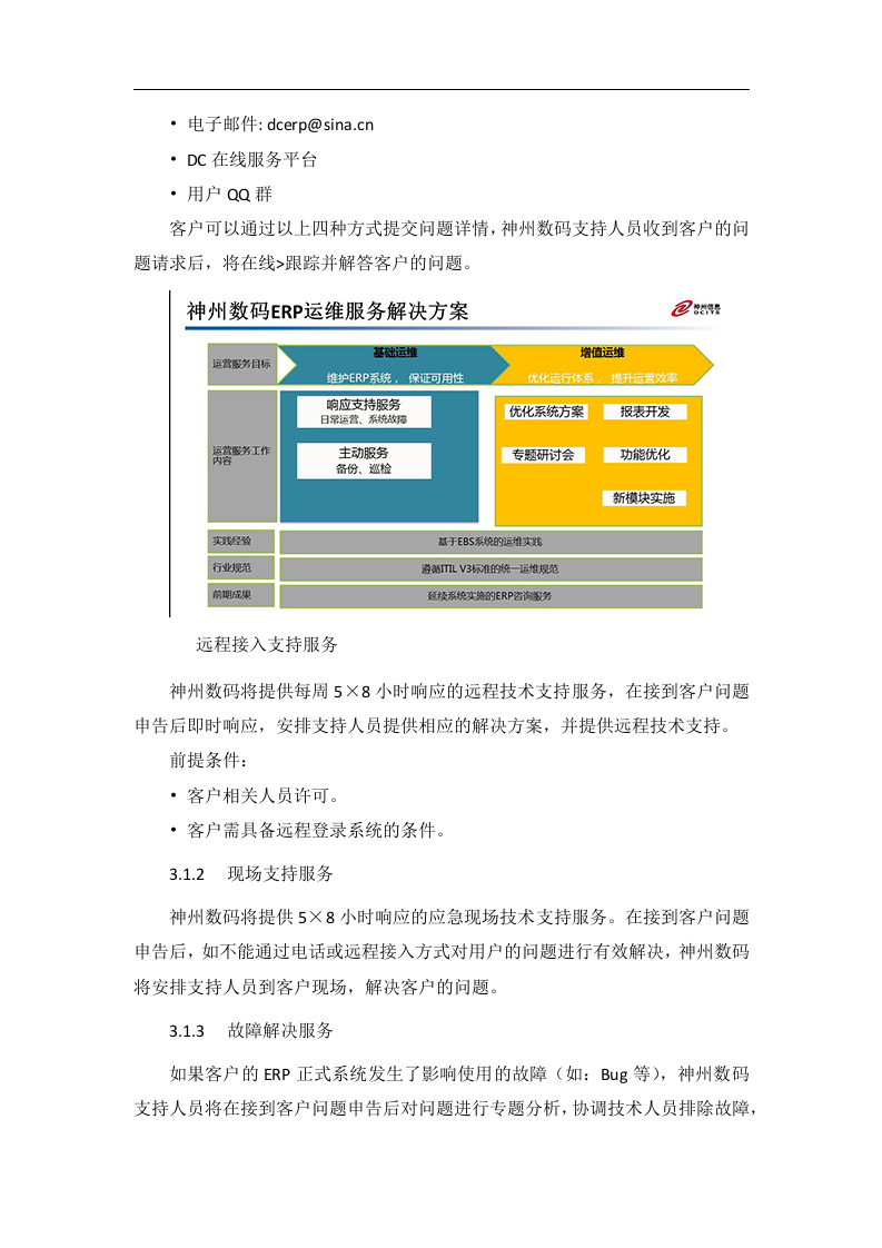 神州数码ERP运维解决方案 Word(31页) 第7页