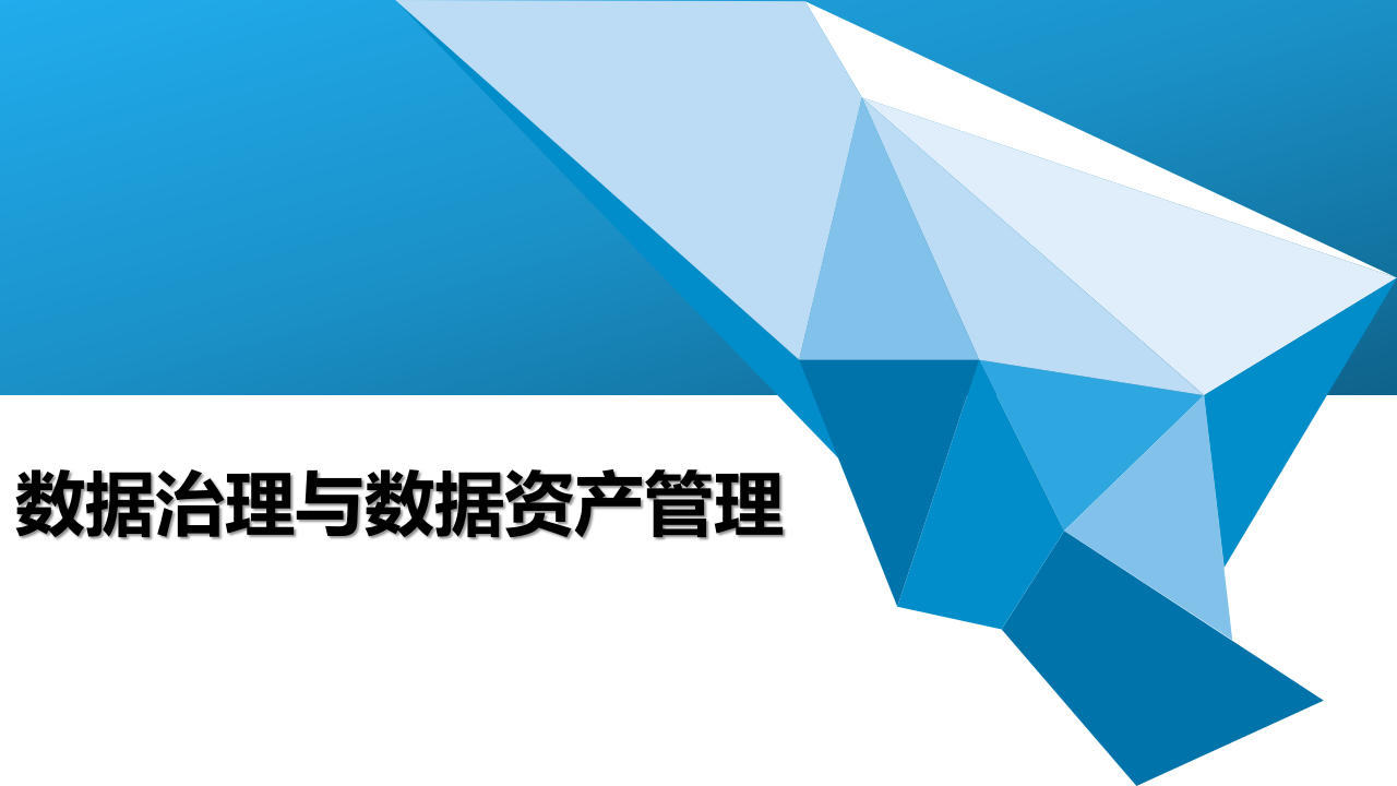 数据治理与数据资产管理解决方案 PPT(29页) 第1页