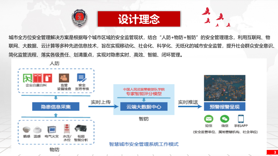 互联网+智慧消防安全监管平台建设方案 PPT(8页) 第3页