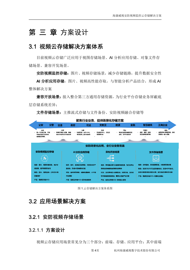 海康威视&middot;安防视频监控云存储方案 Word(38页) 第6页