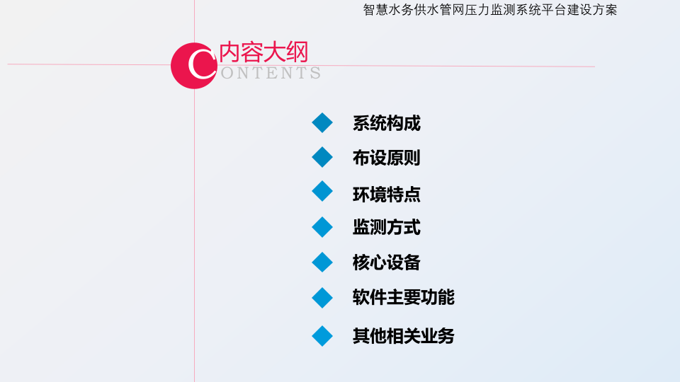 智慧水务供水管网压力监测系统平台建设方案 PPT(16页) 第2页