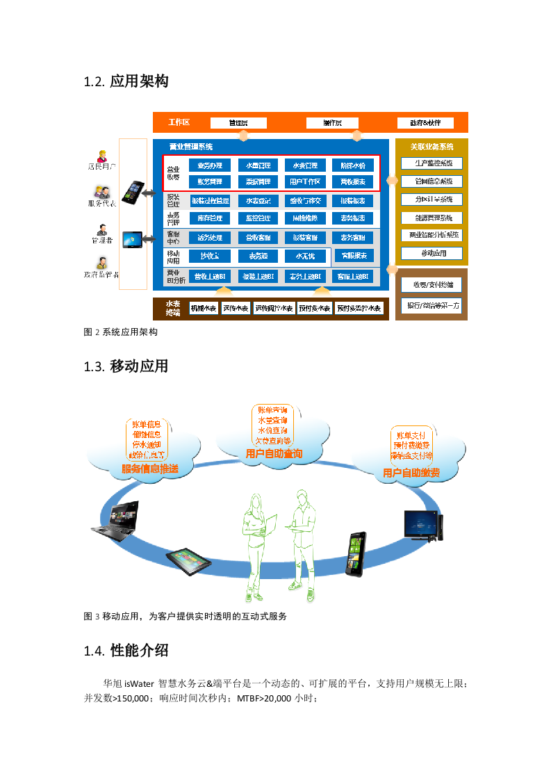 石家庄水司华旭isWater智慧水务云&端平台营业收费系统设计方案 Word(22页) 第5页