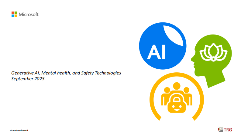 生成式人工智能、心理健康和安全技术（英文版） PDF(76页) 第1页