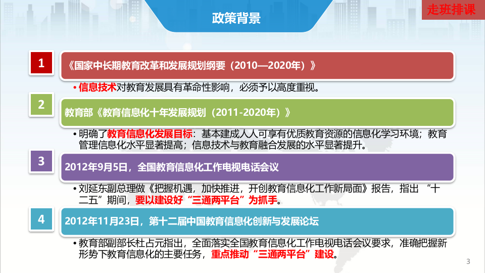 智能走班排课教学管理平台方案 PPT(32页) 第3页