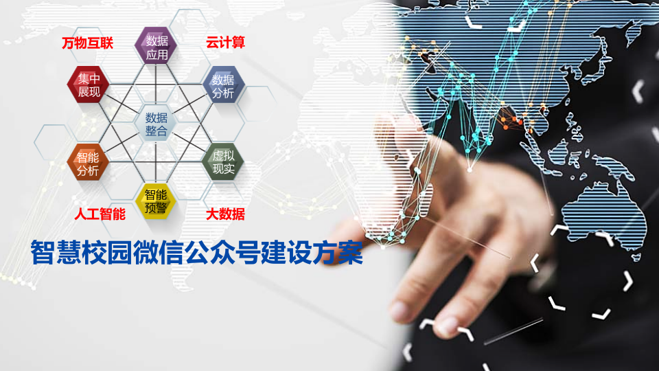 中国电信&middot;智慧校园微信公众号建设方案 PPT(32页) 第1页