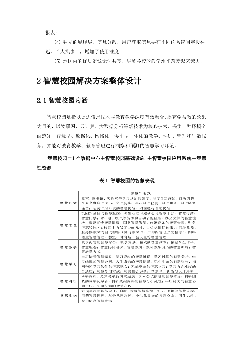 智慧校园解决方案 Word(46页) 第4页