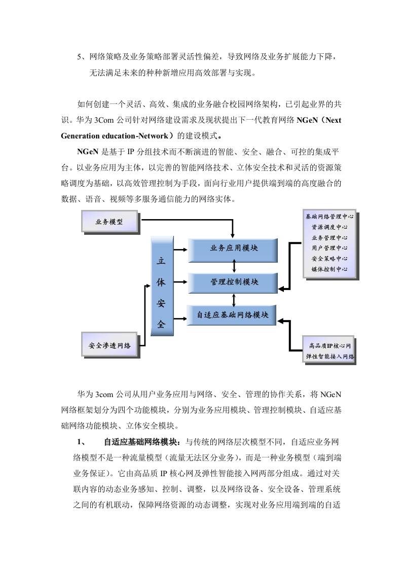 H3C&middot;XXX大学校园网络建设方案建议书 Word(151页) 第7页