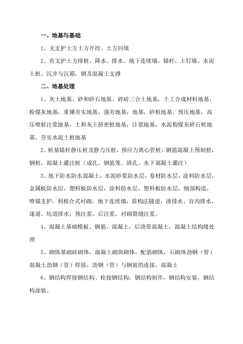 装修项目检验批划分 Word(6页) 第3页