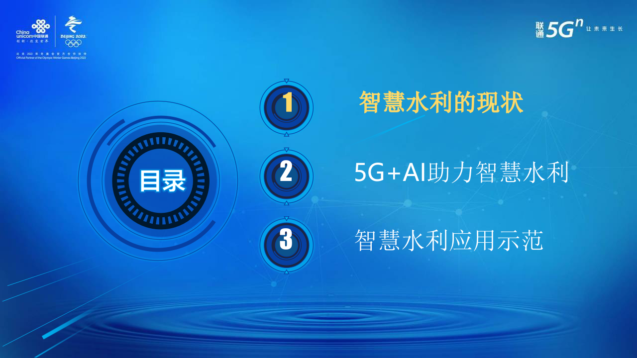 中国联通&middot;5G+AI开创智慧水利新时代 PPT(17页) 第2页