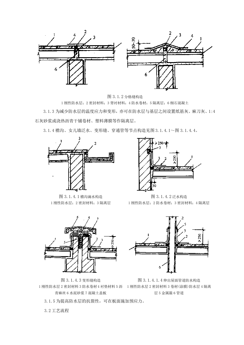 细石混凝土刚性防水层屋面监理实施细则 Word(8页) 第3页