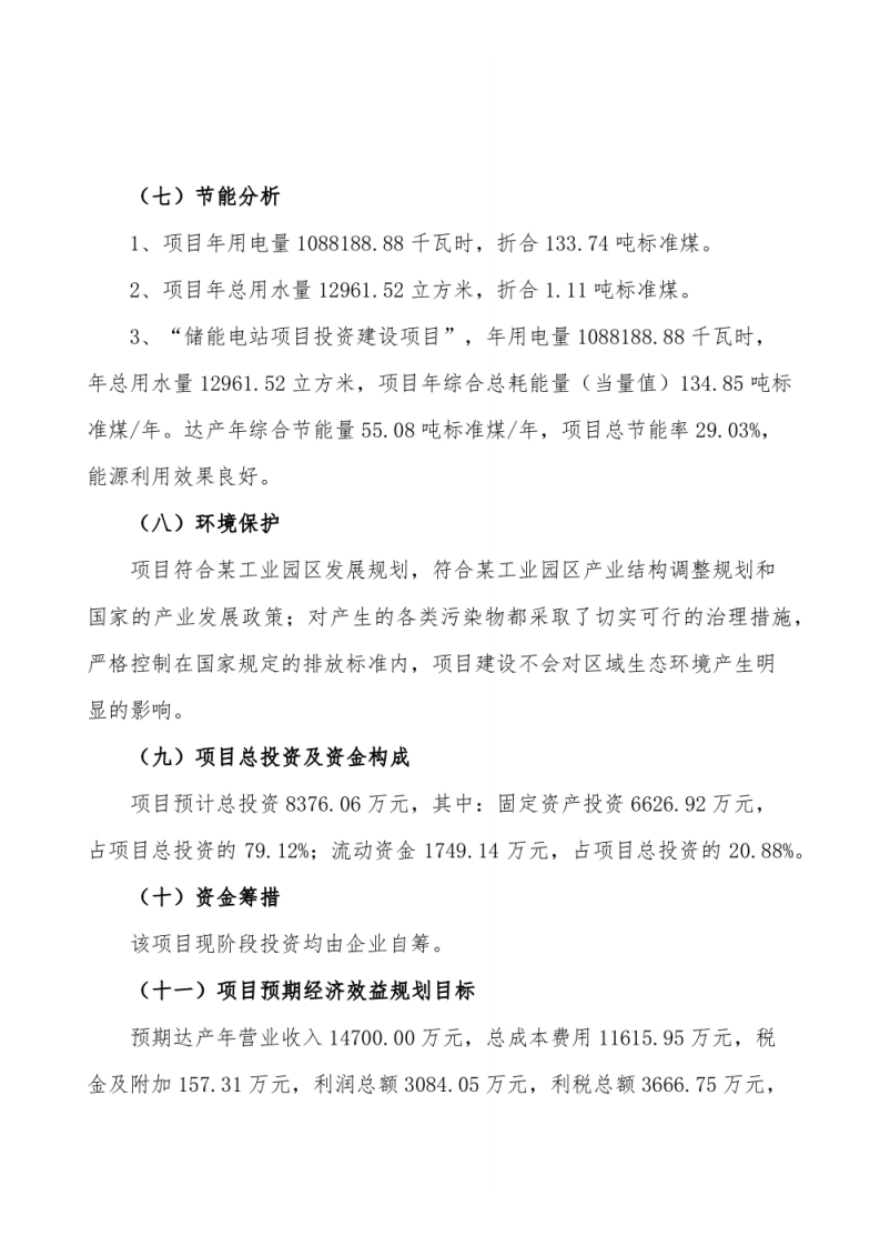 储能电站项目投资计划书 PDF(73页) 第4页