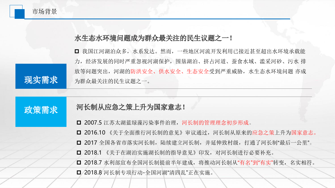 智慧&ldquo;河长制&rdquo;解决方案 PPT(42页) 第3页