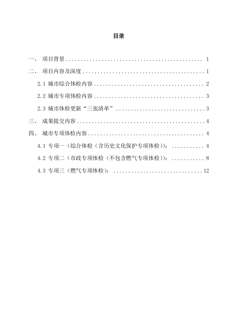 城市体检工作专项建设方案 Word(15页) 第2页