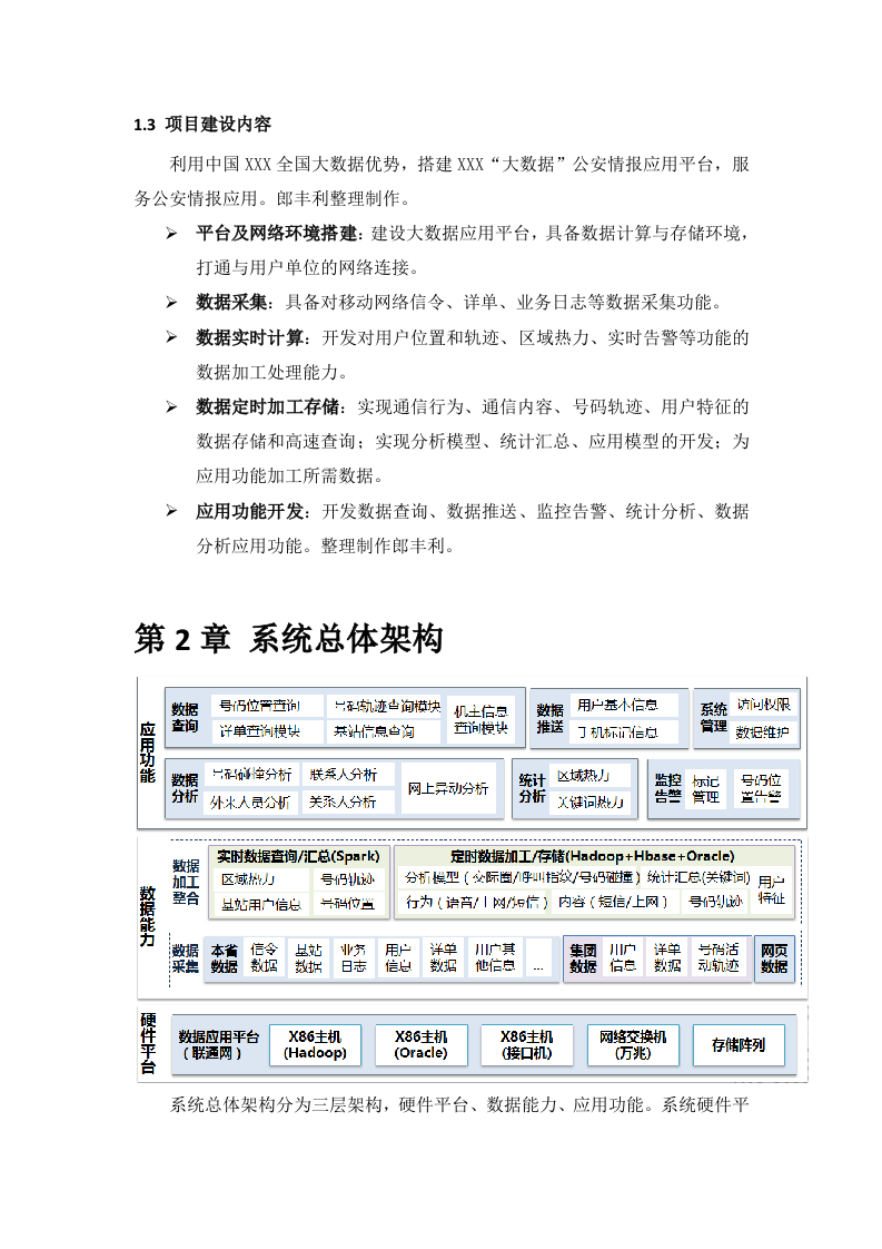 智慧公安大数据平台建设及应用技术方案 Word(46页) 第6页