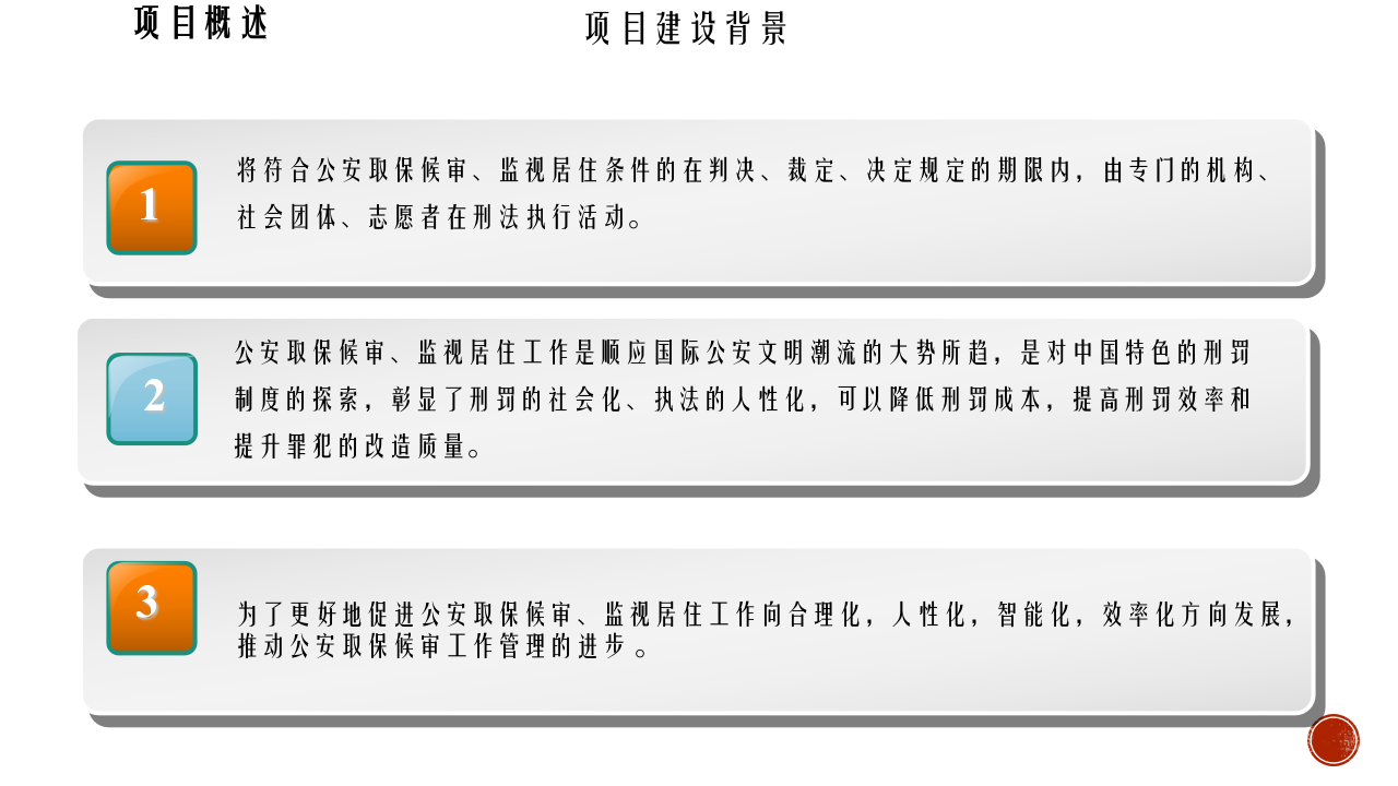 公安取保候审监视居住定位监管系统 PPT(27页) 第3页